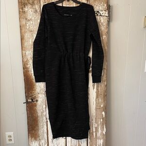 Chic Black Long Sleeve Dress